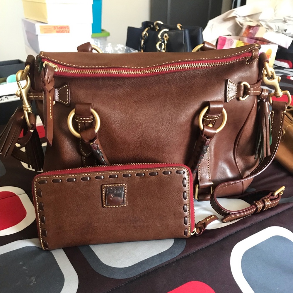 Dooney & Bourke Florentine Satchel and wallet